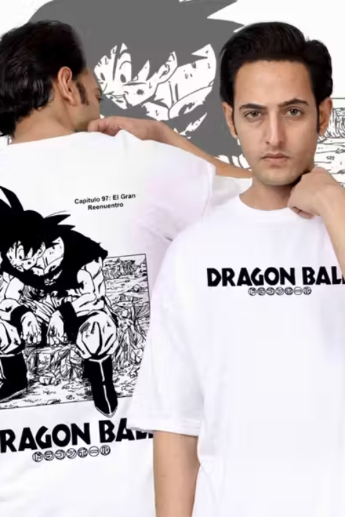 Men’s Oversized Baggy Goku T-Shirt
